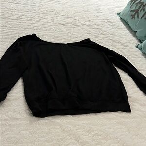 Angie Black Crew Neck Sweater